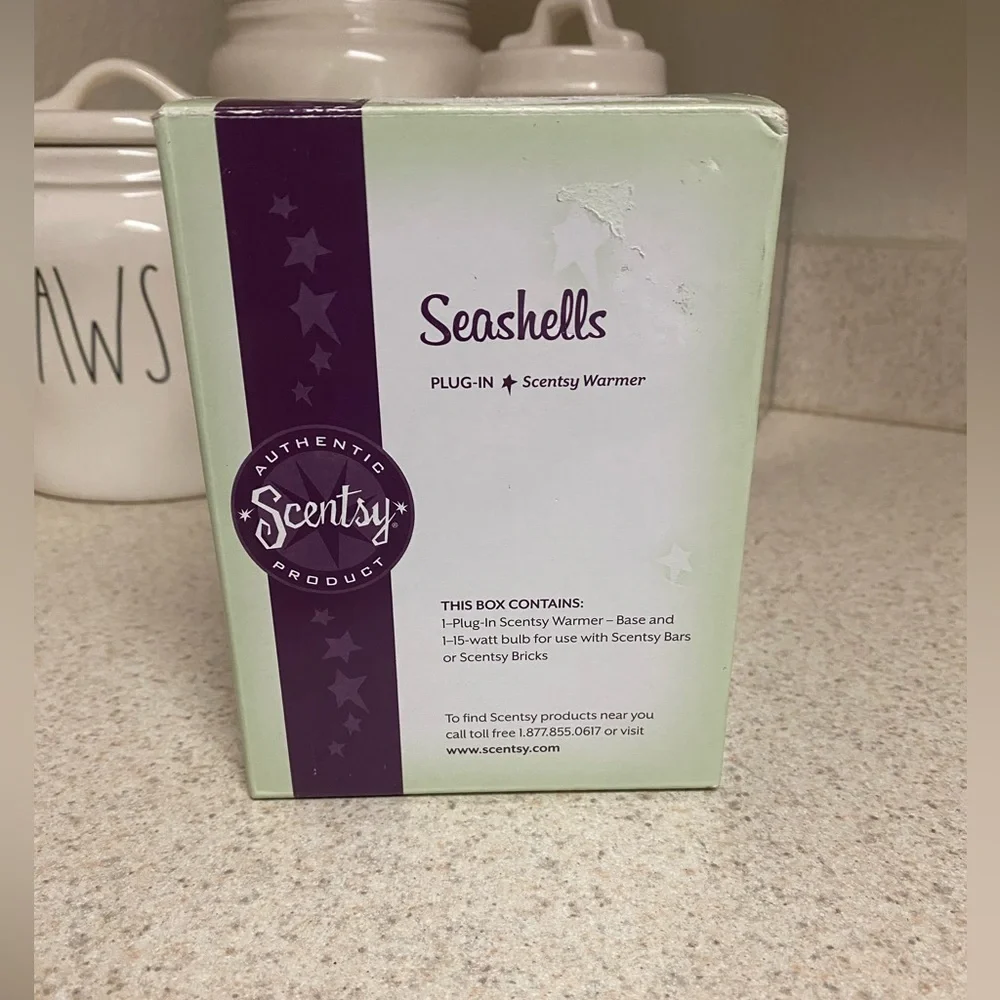 New Scentsy Seashells Wall Plug-In Wax Warmer | Coastal Beach Decor | Nautical